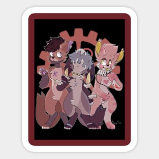 VIllAn furries^ Sticker